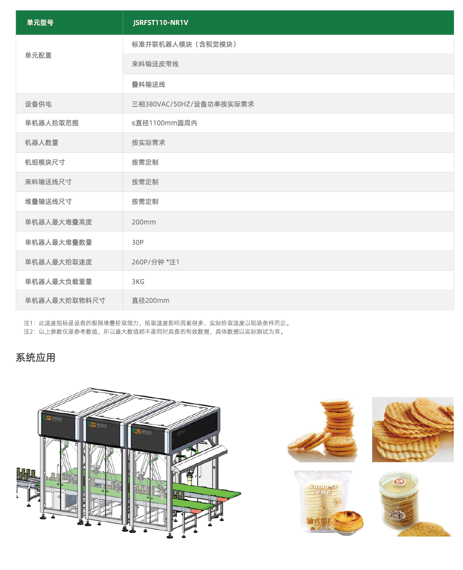 多机器人柔性堆叠单元组合